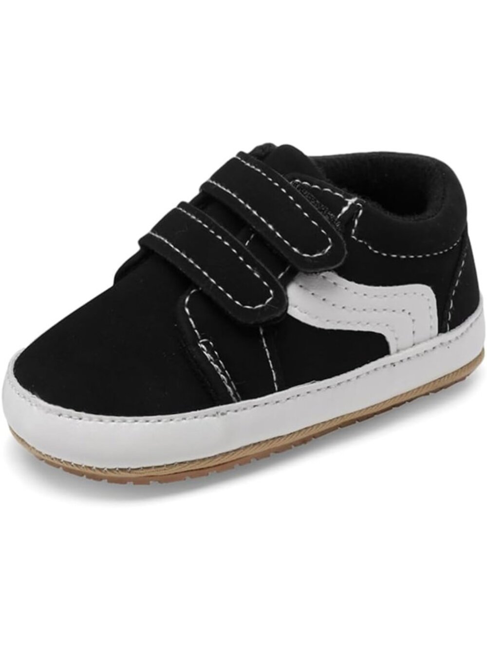 Unisex Baby Canvas First Walkers Shoes - Non-Slip Soft Sole Crib Sneakers
